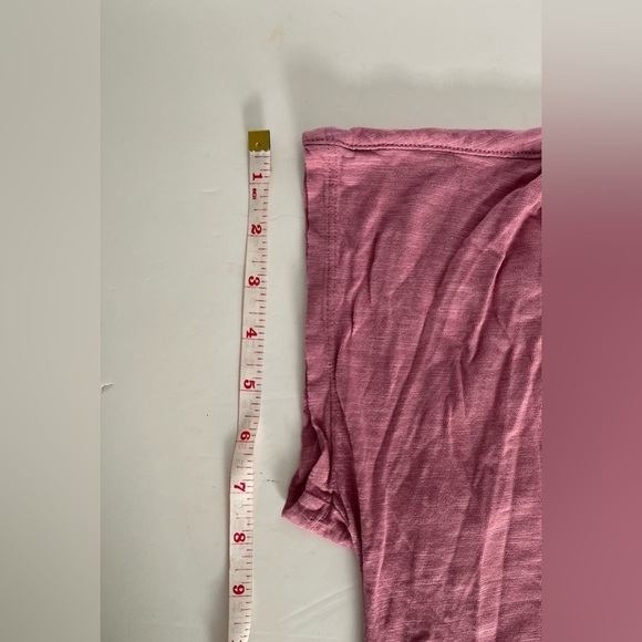 Black Bow Shirt Women’s M Pink Henley Short Sleeve Tee - Picture 7 of 7